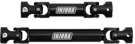 INJORA Hardened Steel Drive Shafts for 1/18 RC Crawler TRX4M High Trail K10 Upgrade