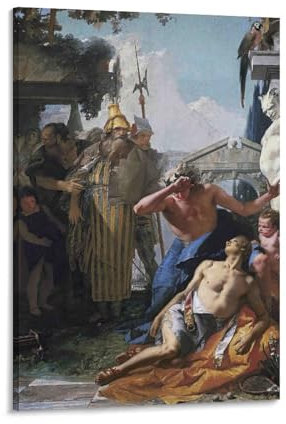 YOOSONG Giovanni Battista Tiepolo Poster Tod der Hyazinthe auf Leinwand, Gemälde, Poster, Wandkunst, dekoratives Bild, Drucke, moderne Dekoration, 20 x 30 cm