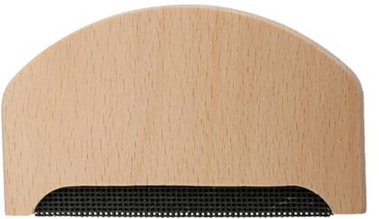 GroveEss Wooden Cashmere Comb,Portable Lint Remover Tool,Sweater Shaver Wool Fuzz Fabric Comb Clothing Brush for De-Pilling Clothing Garments Knits Woolens Scarves Wool Coats Pants Care