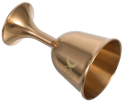 BUGUUYO Weinbecher Mit Fuß Metallkelch Im Vintage-design Für Buddhistische Rituale Und Dekorative Zwecke
