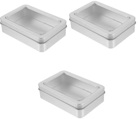 UPKOCH 3pcs Dice Case Organiser Boxes Lids Foam Liners Dice Organizer Container for Supplies