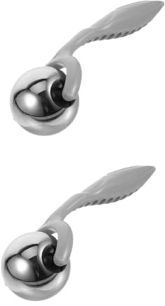 PACKOVE 2stücke Face Gua Massage Tool Metall Gesichtsroller Für Effektive Gesichtsbehandlungen Tragbares Massagegerät Mit -oberfläche Für Hautpflege Und Entspannung
