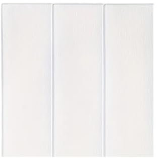 LXHZSY Wandpaneele Selbstklebend 5 stücke/10 stücke 35X35cm 3D Wand Aufkleber DIY Holzmaserung Schaum Selbst-Kleber Wasserdicht Feuchtigkeit-Beweis Decke Schlafzimmer Tapete(White,10pcs 35X35cm)