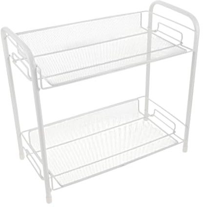 Alipis Étagère à Épices de Comptoir Organisateur Double Couche pour Cuisine Porte-Tasses Étagère de Rangement pour Café Station de Comptoir