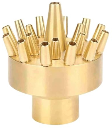 ugello per fontana a spruzzo, Ugelli for fontane a colonna in ottone e acciaio inossidabile, ugelli for spruzzi d'acqua da giardino