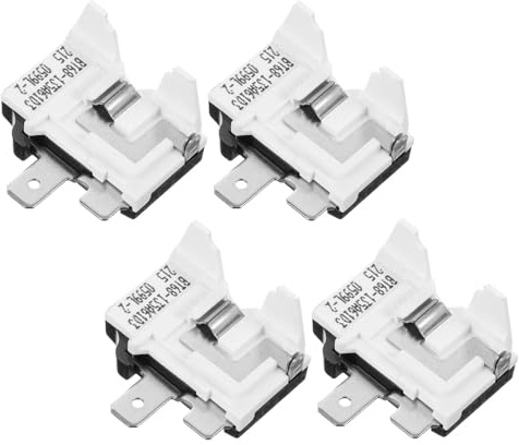 SHINEOFI 4pièces Relais de Démarrage pour Réfrigérateur Protecteur les Surcharges Thermiques de Rechange pour Compresseur Lot