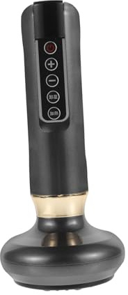 MOLUCKFU Masajeador Raspador Eléctrico de Abs Succión Constante y 12 Modos, Dispositivo Portátil para Masaje en Cuello y Piernas Pantalla LED