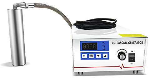 CGOLDENWALL Input Ultrasonic Cleaner Shock Rod Stick 360 Angle Industrial Ultrasound Cleaning Machine Power Adjustment Lab Ultrasound Washer Immersible for Oil Rust (300W 30L)