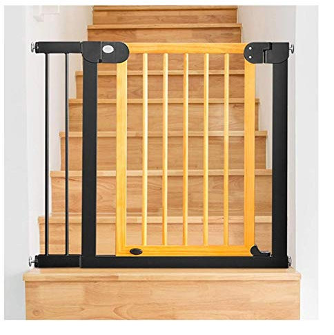 RONGJJ Sicherheitstor Holz Tragbar, Baby Gates Pet Isolation Gate Schutz, Verschiebbar Für Innentüren Treppen (Größe: 104-111cm), 125-132cm