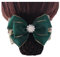 Copricapo professionale con retina per capelli, retina per chignon, accessori per capelli con barrette per capelli Bowknot Snood
