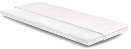 Meisterschlaf Surmatelas en mousse à froid 110 x 190 cm (l x L) - Tencel 3D - Moyen - Hauteur 7 cm - Certifié Öko-Tex - RG 45 kg/m³ - Fabriqué en Allemagne