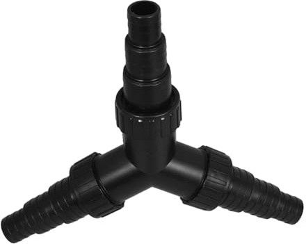 Water Pump Tee Hose Adapter for Aquarium Pipe Connection Pool Fountain Splitter Y-Shaped Water Distribution Connector for Garden and Pond Use