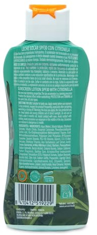 Babaria Lait solaire pour le corps, SPF 30 et After Sun Aloe Vera, crème pour les grains idéale pour l'été, protection solaire, crème solaire