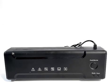 BAFEIYA Laminadora, máquina laminadora Máquina A4 Máquina laminadora de Bolsas fotográficas Máquina laminadora de películas A4