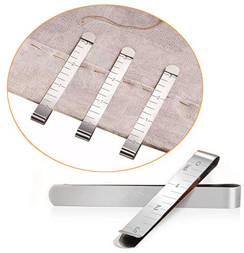 20 Nähklammern Nähzubehör-Set aus Edelstahl, 3 Lineal, Quilting-Zubehör für magische Clips, Einlege- und Markierzubehör, Markierclips für Nähprojekte