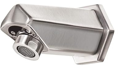 Krowne 16-675 Royal Series Electronic Faucet, Diamond Series Single Hole Wall Mount, Infrared Sensor Faucet, Battery Operated, Mechanical Mixing Valve, 2.20 GPM Aerator