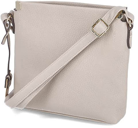 Gabor bags Gela Damen Umhängetasche Crossbody Bag Mittelgroß Beige