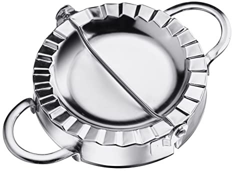 Westmark Stampino per Ravioli, Diametro: 9,5 cm, Con Pratici Manici, Acciaio Inox, Gina, Argento, 61362270