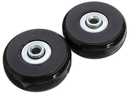 Générique Roues Service intensif Valise Durable en Caoutchouc Flexible roulettes Bagages Roue de Rechange Universel Voyage Pratique Essieux Réparation Set Coulissant Silencieux