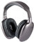Intempo EE7041SPGRYSTKEU7 Bluetooth Metallic Headphones - Over Ear Headphones with Wireless Connectivity, Adjustable Headband, Wireless Range up to 25m, Hands-Free Calling, 12 Hours of Play Time, Grey