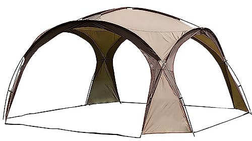 Gazebo pop-up, tenda per eventi, baldacchino a cupola pieghevole senza fine 410 cm x 410 cm, con gancio per tetto, padiglione da giardino con protezione da pioggia e sole, per feste, spiagge, festival