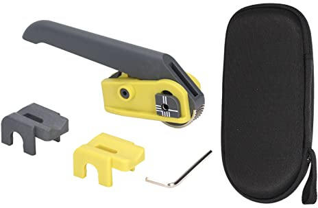 Cortador de Cubierta de Cable óptico Cortador de Cable de Fibra óptica Mango de Nailon Longitudinal Pelacables de Acero de Alto Carbono de Doble Hoja para Uso Industrial con | Cortador de Cable de Fibra Óptica de Doble Hoja en Acero Alto Carbono, Mango de Nailon, Pelacables Longitudinal de Precisión
