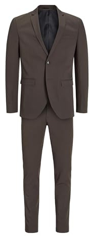 Jack & Jones Tuta da Uomo Jprfranco Suit Noos, Pacciamatura/Fit: Super Slim Fit, 54