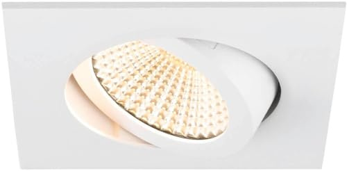 SLV NEW TRIA 68, Deckeneinbauleuchte, 1800-3000K, 60°, IP 20, quadratisch, weiß