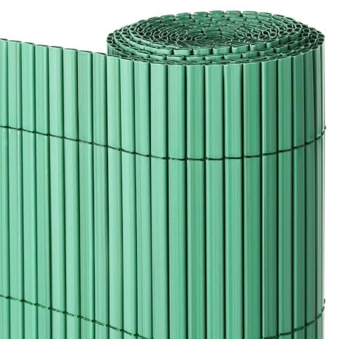Valla de Jardín Verde PVC 1 x 300 x 100 cm