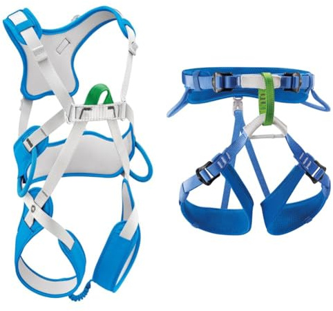 PETZL - Gurt OUISTITI - Unisex, Blau, Einheitsgröße & Geschirr MACCHU - Mann, Blau, Einheitsgröße