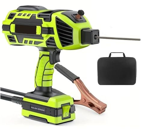 Kindevieft 4600W Handheld Welding Machine, Electric IGBT Inverter ARC Welder, Portable Automatic Welding Machine, Welder Machine Kit Suitable for 3/32-1/8 Stick Welder,Green