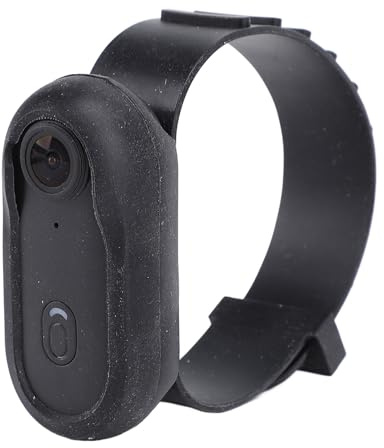 Piccola action camera, videocamera 4K 30FPS HD wireless 8MP, registrazione in loop magnetica, fotocamera indossabile per sport all'aria aperta, vlogging, per immersioni, pesca, ciclismo, surf (nero)