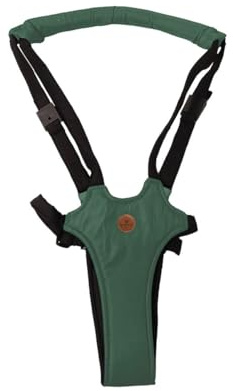 Cangaroo Babylaufgurt Happy feet, Lauflernhilfe, Laufleine, Gurt verstellbar grün