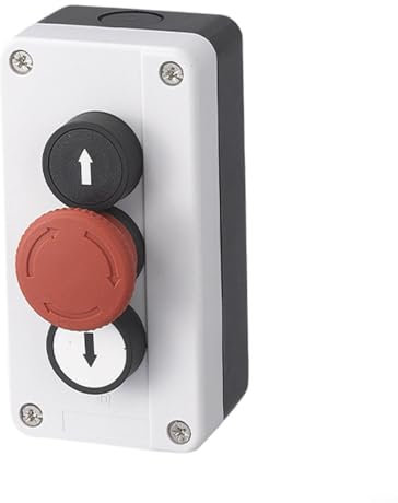 CWOQOCW Push Button Switch Power Control Box,IP65 Rated,Waterproof And Oil-proof,Installation And Connection To Various Devices And Systems.