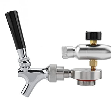 LCQSYE Grifos de Barril de Cerveza Dispensador de Grifo de Lanza de Cerveza de Acero Inoxidable para 2L / 3.6L / 4L Mini Keg Beer Growler Herramientas para embarrila