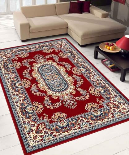 Pierre Tappeti Tappeto arredo salotto disegno orientale persiano classico ROYAL SHIRAZ 2063 ROSSO cm.200x300