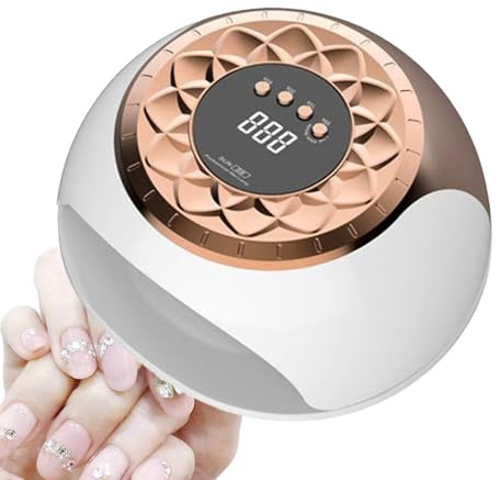 UV LEd Nail Lamp | Quick Dry Gel Light | Professional Fast Curing UV LED Nail Lamp with Timer Settings for Home Travel Salon Use