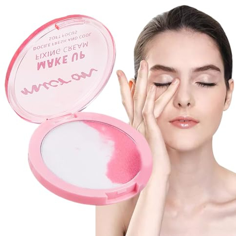 Loose Puder,Verwaschener Balm-Puder Mit Unschärfe-Effekt - 4.5g Lang Anhaltend Aufhellend Porenminimierender Natürlicher Teint Make-Up Damen