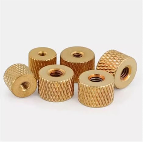 hand tighten nuts， Brass Knurled Thumb Nuts Multiple Sizes Pack of 10-100 for Water Cooling PC Case(M2.5 100pcs)
