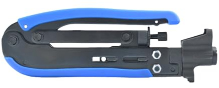 Alicates de crimpado de enchufe, herramienta de presión coaxial, cable coaxial, pinzas de prensa en frío, RG59 RG6, cable crimpador, juego de mano