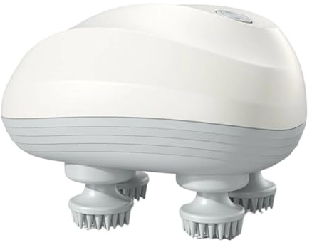 Masajeador De Cabelludo Eléctrico,Rascador Capilar Recargable | Herramienta Manual Inalámbrica Para Exfoliar y Relajar Estrés Unisex Ducha Spa Para Mujeres Hombres