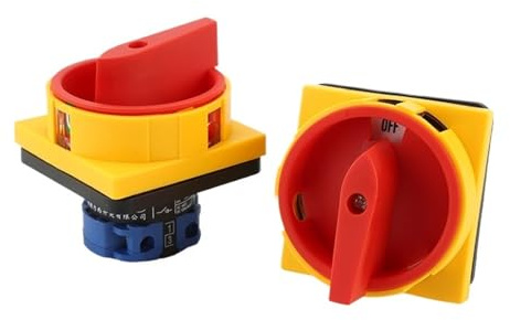 Interrupteurs sectionneurs LW26GS 20-63A, 1 pièce, M1 (36 x 36 mm) et M2 (48 x 48 mm), disjoncteur de charge universel(M1,63A_1P)