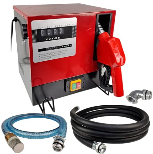 Dieselpumpen 230V Selbstansaugend Heizölpumpe Biodiesel elektrische Kraftstoffpumpe Ölpumpe Fasspumpe Dieselpumpe Umfülpumpe Selbsansaugend (STANDARD-STATION 2.1 230V Diesel)