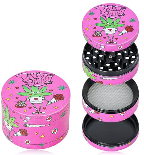 Premium Herb Grinder 50 MM 4 Piece Metal Grinder,Pocket Size Metal Grinder