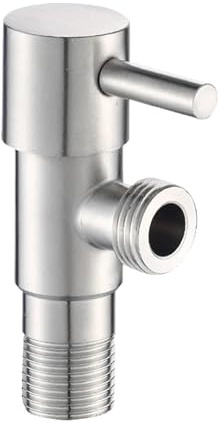 Valvola Ad Angolo Per Rubinetto 2 PZ Valvola in acciaio inossidabile Rubinetto a parete ad angolo di arresto dell'acqua ingresso Cucina casa Accessori for il bagno