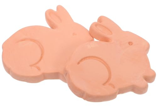 POPETPOP Chauffe-Pain en Terre Cuite 2 Pièces Forme Lapin pour Pain