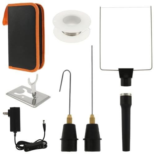 Stainless Steel Hot Foam Board Cutter Kit Hot Knife Cutter Pen Efficient Electric Foam Cutting Tool Portable Heated Carving Tool Equipped with PU Bag for Foams Board Foams Block