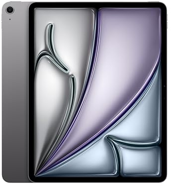 Apple iPad Air 13-inch (M4): Liquid Retina Display, 256GB, 12MP Front/Back Camera, Wi-Fi 7 with Apple N1, Touch ID, All-Day Battery Life — Space Gray