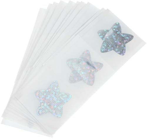VILLCASE Vendajes Adhesivos para Heridas Purpurina en Forma de Estrella, Impermeables, Flexibles, Tamaño 46x46 Mm, 20 Unidades, para Cuidado Rápido y Protección Infantil Color Aleatorio