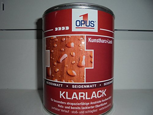 Opus 1 Klarlack Kunstharz-Lack 750 ml Seidenmatt